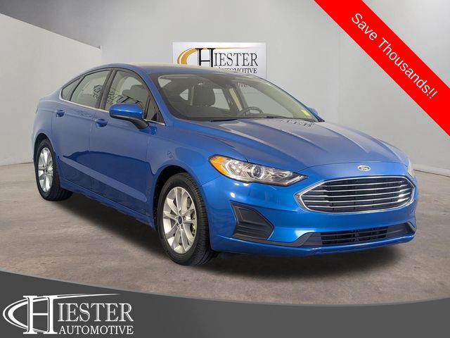 Blue Metallic 2019 Ford Fusion Sedan Front-Wheel Drive 6-Speed Automatic