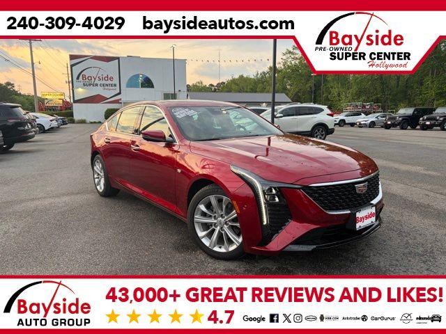 Radiant Red Tintcoat 2025 Cadillac CT5 Premium Luxury RWD Sedan Rear-Wheel Drive Automatic