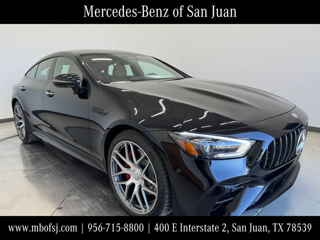 obsidian black metallic 2026 Mercedes-Benz AMG GT 43 4MATIC Coupe All-Wheel Drive 9-Speed Automatic