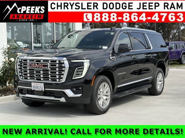 Onyx Black 2025 GMC Yukon XL Denali RWD SUV / Crossover 4X2