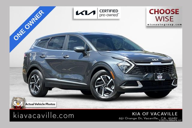 Gravity Gray 2023 Kia Sportage Hybrid SUV / Crossover Front-Wheel Drive 6-Speed Automatic