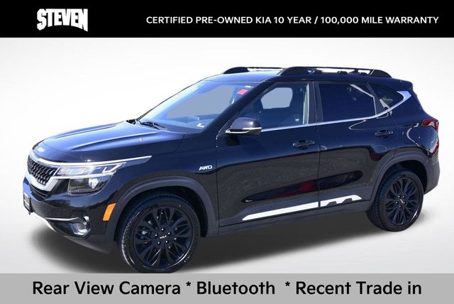 Cherry Black 2022 Kia Seltos Nightfall AWD SUV / Crossover All-Wheel Drive 7-Speed Automatic