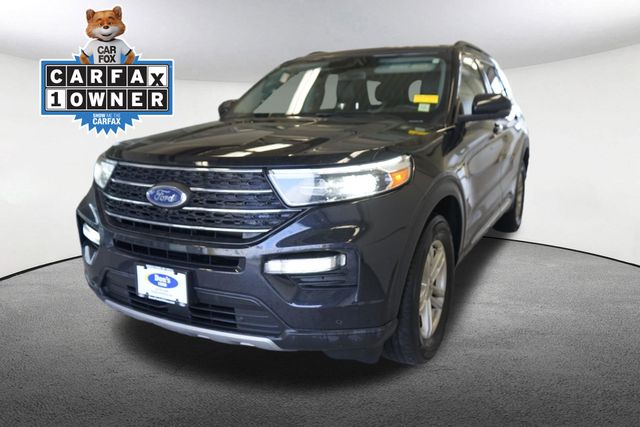 Black Metallic 2023 Ford Explorer SUV / Crossover All-Wheel Drive Automatic