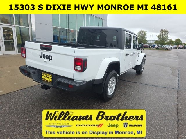 2023 Jeep Gladiator Sport - Bright White Clearcoat exterior view 5