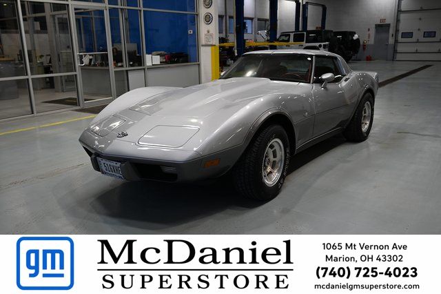 Silver 1978 Chevrolet Corvette Coupe Automatic