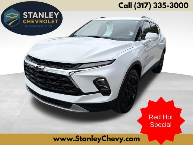 Summit White 2024 Chevrolet Blazer SUV / Crossover Front-Wheel Drive 9-Speed Automatic Overdrive
