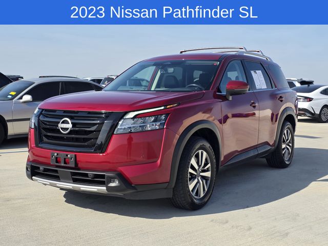 2023 Nissan Pathfinder SL Red at Big Star Buick GMC