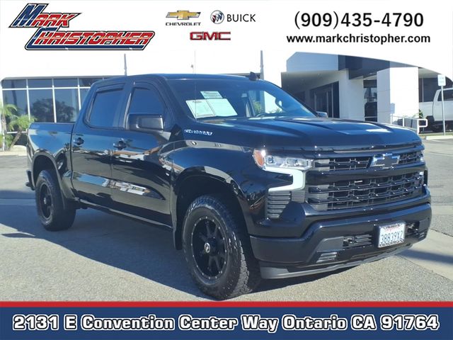 Black 2024 Chevrolet Silverado 1500 Pickup Truck Four-Wheel Drive Automatic