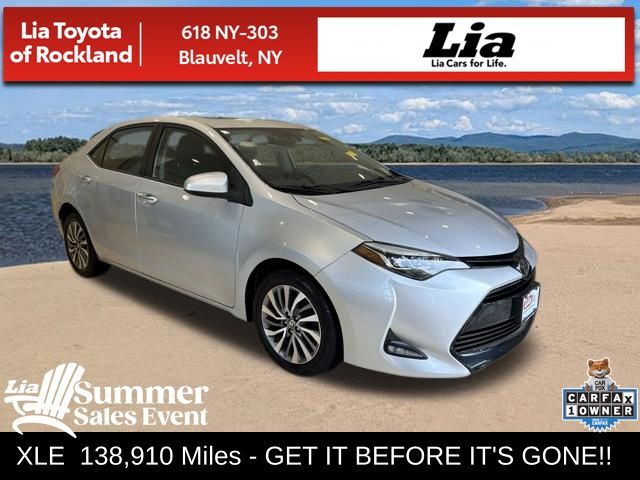 Classic Silver Metallic 2017 Toyota Corolla Sedan Front-Wheel Drive Continuously Variable Transmission
