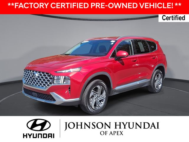 Calypso Red 2021 Hyundai Santa Fe SUV / Crossover All-Wheel Drive 8-Speed Automatic