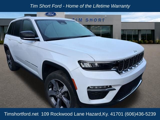 Bright White Clearcoat 2022 Jeep Grand Cherokee 4xe SUV / Crossover Four-Wheel Drive 8-Speed Automatic