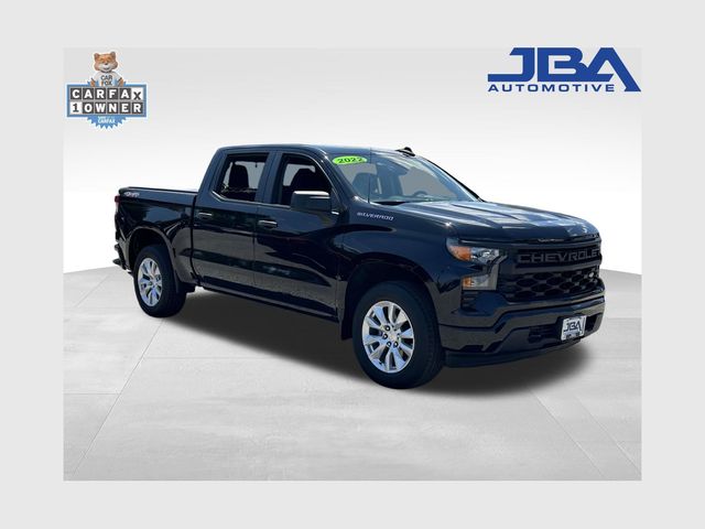 Black 2022 Chevrolet Silverado 1500 Pickup Truck Four-Wheel Drive 8-Speed Automatic