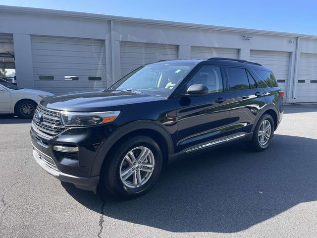 Black Metallic 2021 Ford Explorer SUV / Crossover Rear-Wheel Drive Automatic