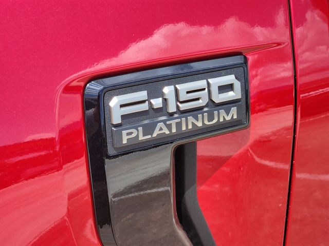 2025 Rapid Red Metallic Tinted Clearcoat Ford F-150 Platinum 4X4 Truck