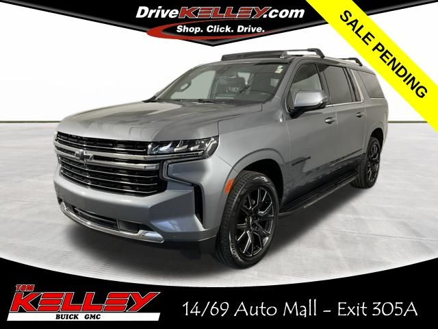 Gray (Satin Steel Metallic) 2021 Chevrolet Suburban LT 4WD SUV / Crossover Four-Wheel Drive