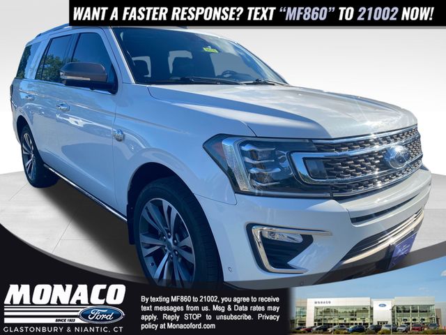 White Metallic 2020 Ford Expedition SUV / Crossover Four-Wheel Drive Automatic