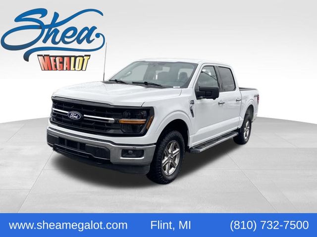 White 2024 Ford F-150 Pickup Truck Four-Wheel Drive 10-Speed Automatic