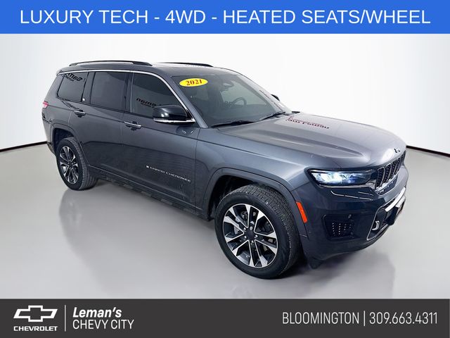 Baltic Gray Metallic Clearcoat 2021 Jeep Grand Cherokee L Overland 4WD SUV / Crossover Four-Wheel Drive 8-Speed Automatic