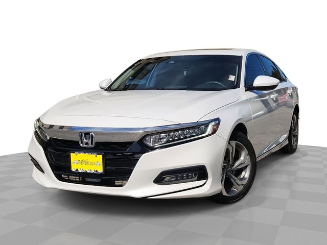 Platinum White Pearl 2020 Honda Accord 1.5T EX FWD Sedan Front-Wheel Drive Continuously Variable Transmission