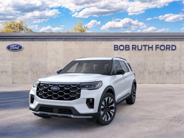 2026 Ford Explorer Platinum White at Bob Ruth Ford