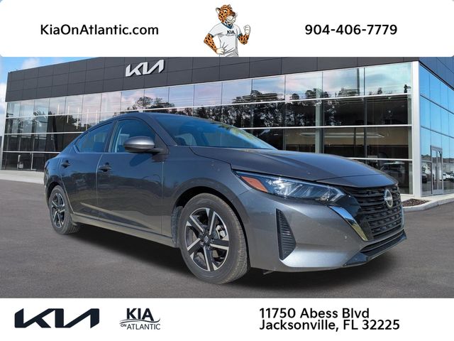 Gray (Gun Metallic) 2024 Nissan Sentra SV FWD Sedan Front-Wheel Drive Continuously Variable Transmission
