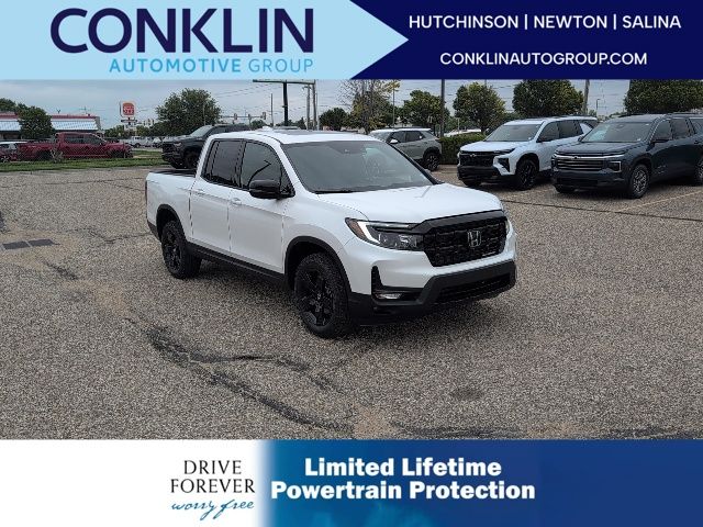 Platinum White Pearl 2026 Honda Ridgeline Black Edition AWD Pickup Truck All-Wheel Drive 9-Speed Automatic