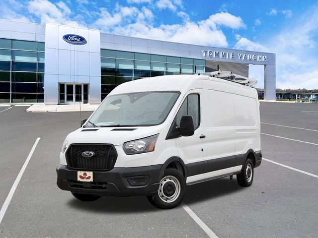 Oxford White 2024 Ford Transit Cargo 250 Medium Roof LB RWD Van Rear-Wheel Drive