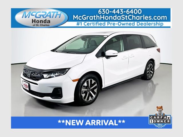 Platinum White Pearl 2025 Honda Odyssey Minivan Front-Wheel Drive Automatic
