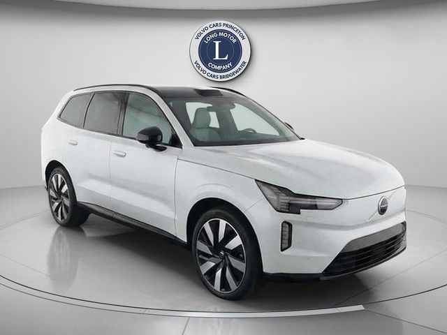 Crystal White 2025 Volvo EX90 Twin Performance Ultra 6-Passenger eAWD SUV / Crossover All-Wheel Drive 1-Speed Automatic