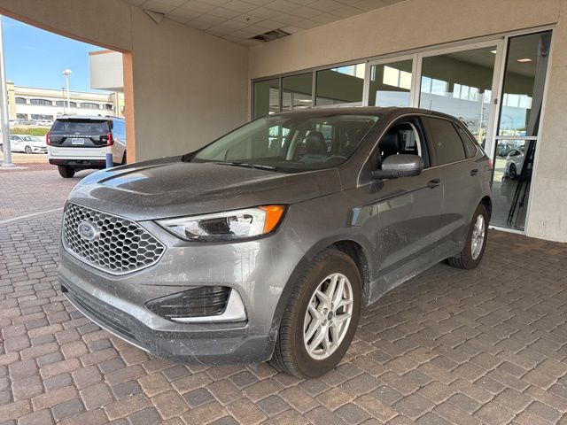 Gray Metallic 2024 Ford Edge SEL AWD SUV / Crossover All-Wheel Drive 8-Speed Automatic