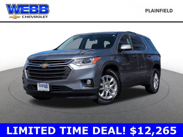 Gray (Satin Steel Metallic) 2018 Chevrolet Traverse LT Cloth AWD SUV / Crossover Four-Wheel Drive 9-Speed Automatic