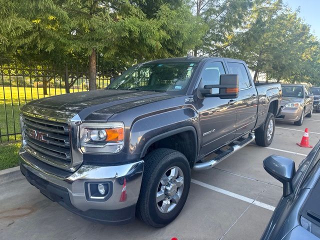 Gray (Iridium Metallic) 2015 GMC Sierra 2500HD Pickup Truck Four-Wheel Drive 6-Speed Automatic Overdrive