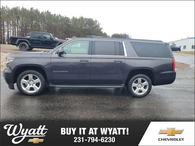 Gray (Tungsten Metallic) 2016 Chevrolet Suburban 1500 LT 4WD SUV / Crossover Four-Wheel Drive 6-Speed Automatic Overdrive