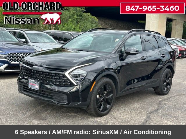 Ebony Black 2025 Kia Sportage SUV / Crossover All-Wheel Drive 8-Speed Automatic