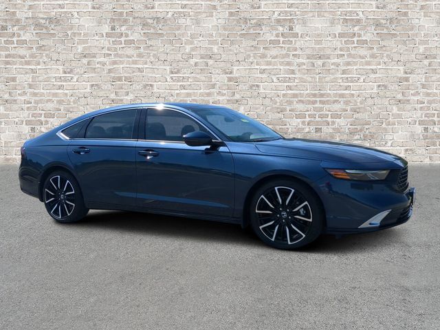 Canyon River Blue Met 2025 Honda Accord Hybrid Touring FWD Sedan Front-Wheel Drive Continuously Variable Transmission