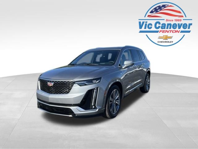 Argent Silver Metallic 2025 Cadillac XT6 Premium Luxury AWD SUV / Crossover Four-Wheel Drive 9-Speed Automatic