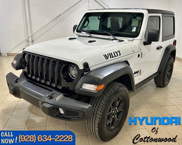 Bright White Clearcoat 2023 Jeep Wrangler SUV / Crossover Four-Wheel Drive 8-Speed Automatic
