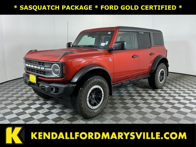 Chili Pepper Red 2022 Ford Bronco Black Diamond Advanced 4-Door 4WD SUV / Crossover Four-Wheel Drive 7-Speed Manual
