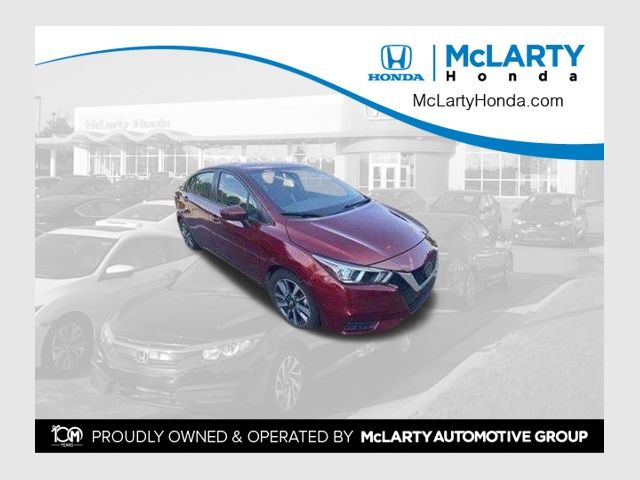 Red (Scarlet Ember Pearl Metallic) 2020 Nissan Versa Sedan Front-Wheel Drive Continuously Variable Transmission