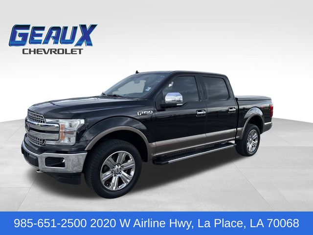 Black 2019 Ford F-150 Lariat SuperCrew 4WD Pickup Truck Four-Wheel Drive Automatic