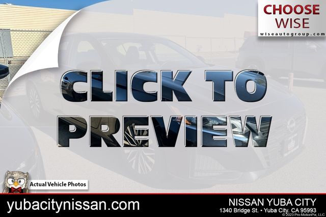 Super Black Clearcoat 2023 Nissan Altima 2.5 SV FWD Sedan Front-Wheel Drive Continuously Variable Transmission