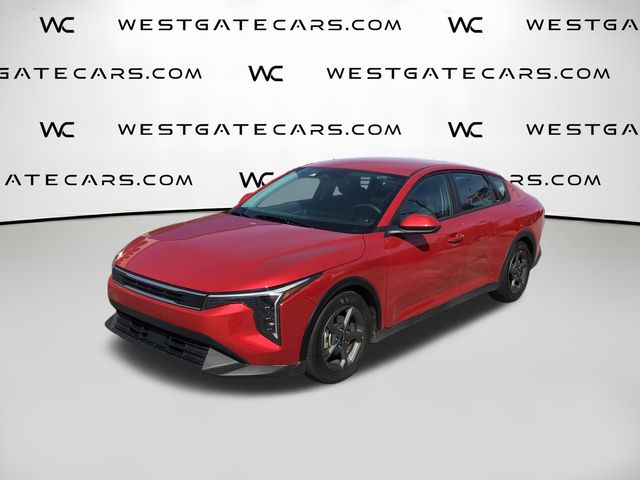 Currant Red 2025 Kia K4 Sedan Front-Wheel Drive Continuously Variable Transmission