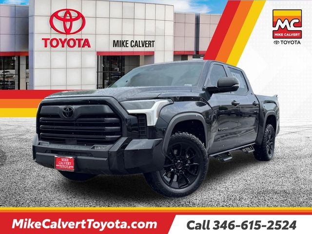 Midnight Black Metallic 2023 Toyota Tundra Pickup Truck Four-Wheel Drive Automatic