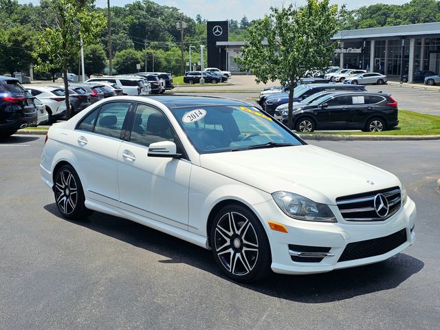 Polar White 2014 Mercedes-Benz C-Class Sedan 7-Speed Automatic