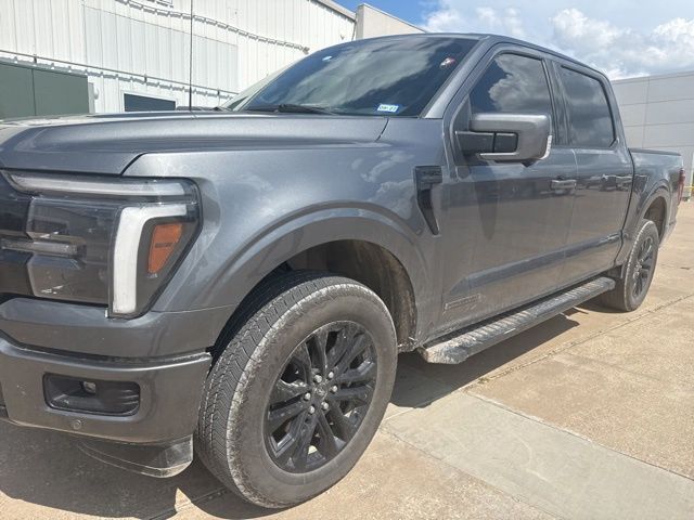 Carbonized Gray Metallic 2025 Ford F-150 Lariat SuperCrew 4WD Pickup Truck Four-Wheel Drive Automatic