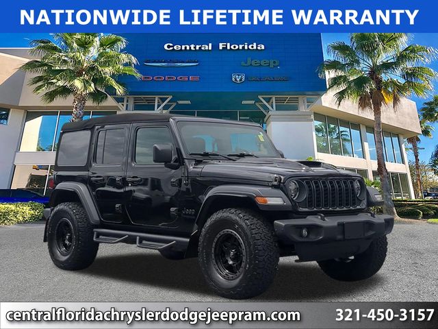 Black Clearcoat 2020 Jeep Wrangler Unlimited Willys 4WD SUV / Crossover Four-Wheel Drive 8-Speed Automatic