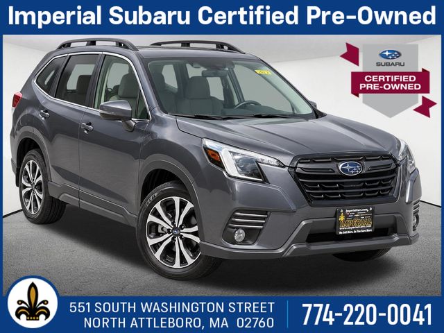 Magnetite Gray Metallic 2023 Subaru Forester SUV / Crossover All-Wheel Drive Continuously Variable Transmission