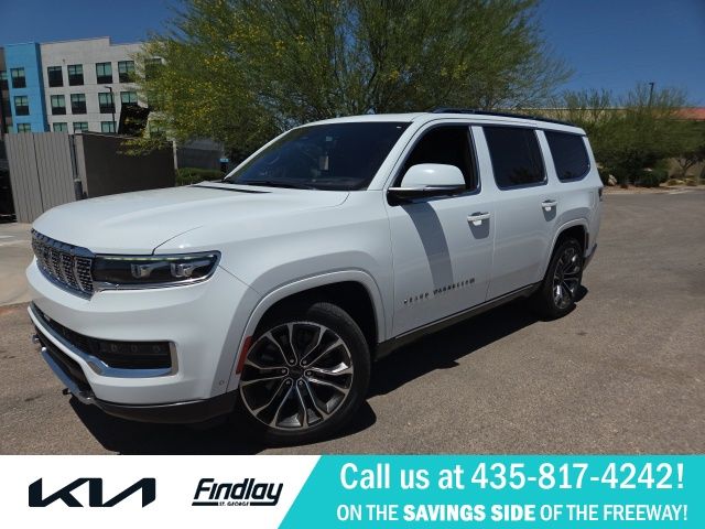 Bright White Clearcoat 2022 Jeep Grand Wagoneer Series III 4WD SUV / Crossover Four-Wheel Drive 8-Speed Automatic