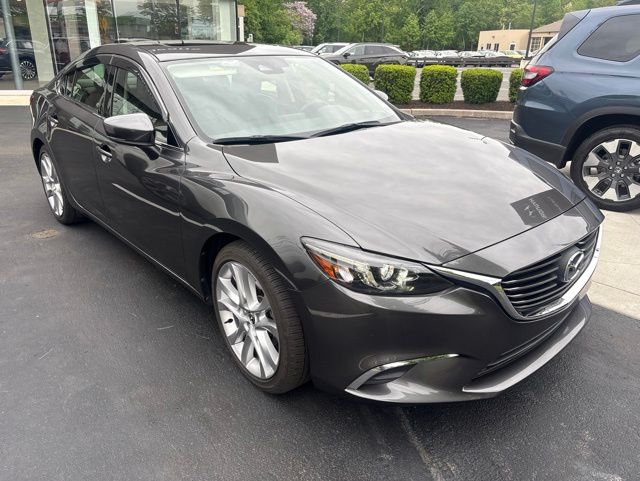 Machine Gray Metallic 2017 Mazda MAZDA6 Touring Sedan FWD Sedan Front-Wheel Drive 6-Speed Automatic