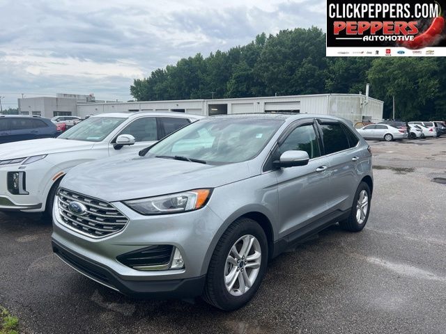 Iconic Silver Metallic 2020 Ford Edge SEL FWD SUV / Crossover Front-Wheel Drive 8-Speed Automatic